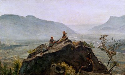 Ansicht des Etschtals von Rudolph Friedrich Wasmann